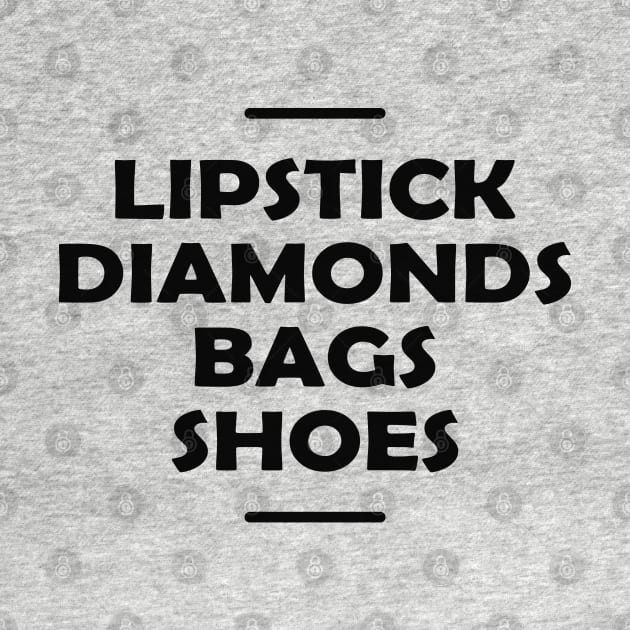Lipstick diamonds bags shoes by KC Happy Shop